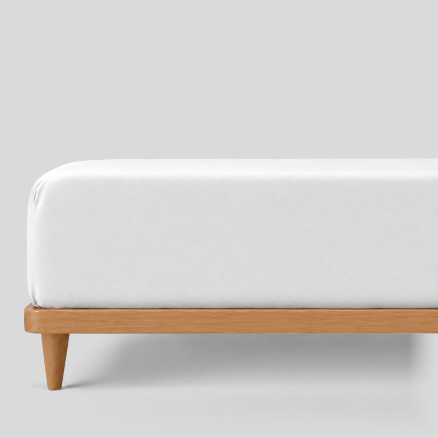 Napenjalna rjuha Svilanit Luxe Sateen - bela