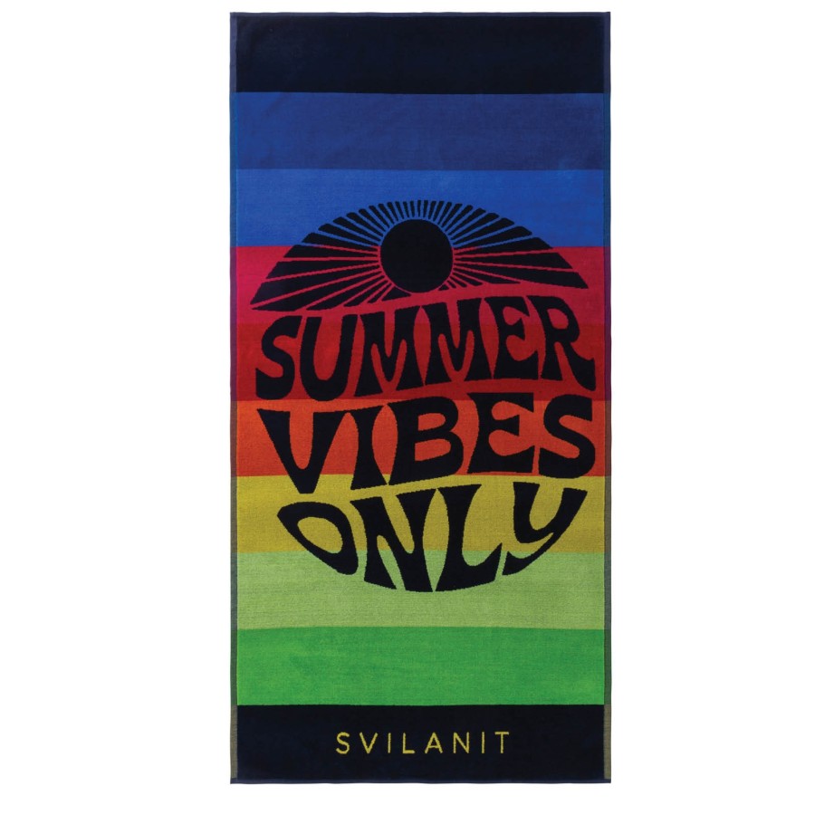 Plažna brisača Svilanit Summer Vibes Only, 80 x 160 cm