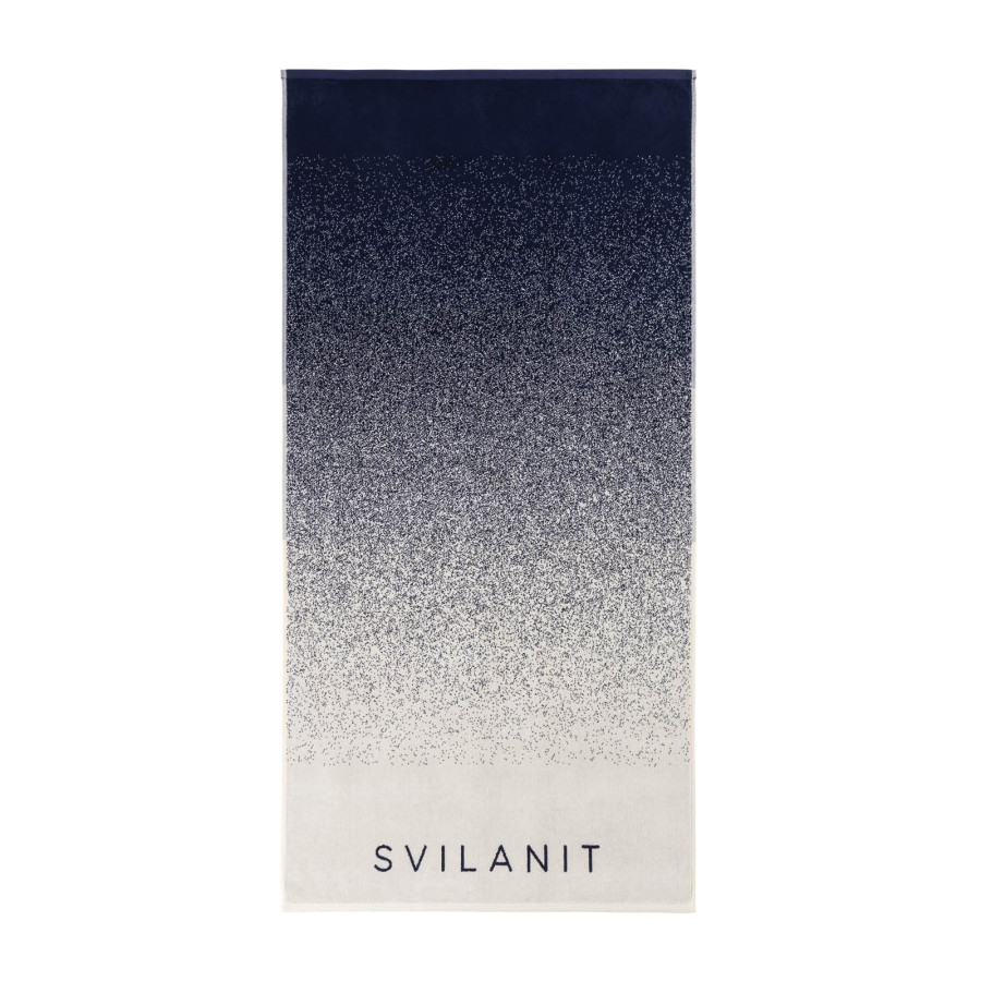 Plažna brisača Svilanit Ombre Blue, 80 x 160 cm