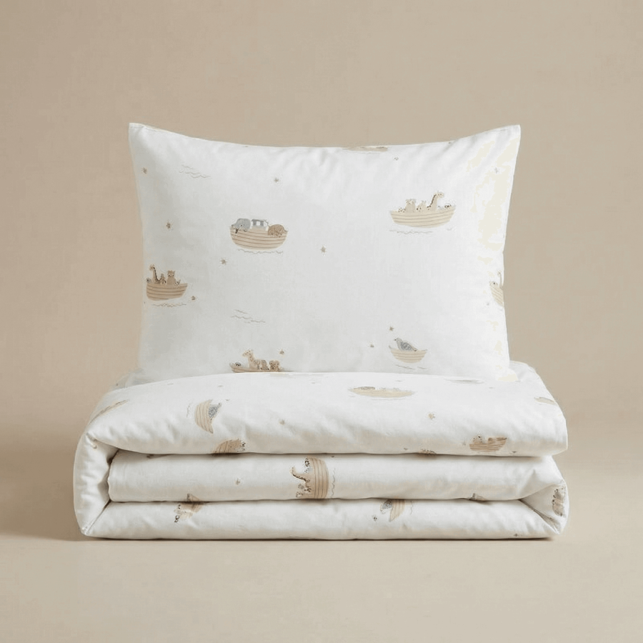 Svilanit bombažna posteljnina za malčke Swan Dreams