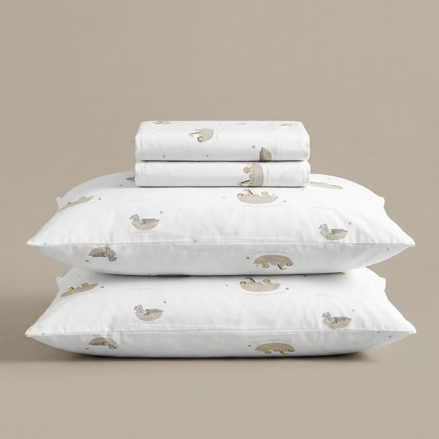 Svilanit bombažna posteljnina za malčke Swan Dreams