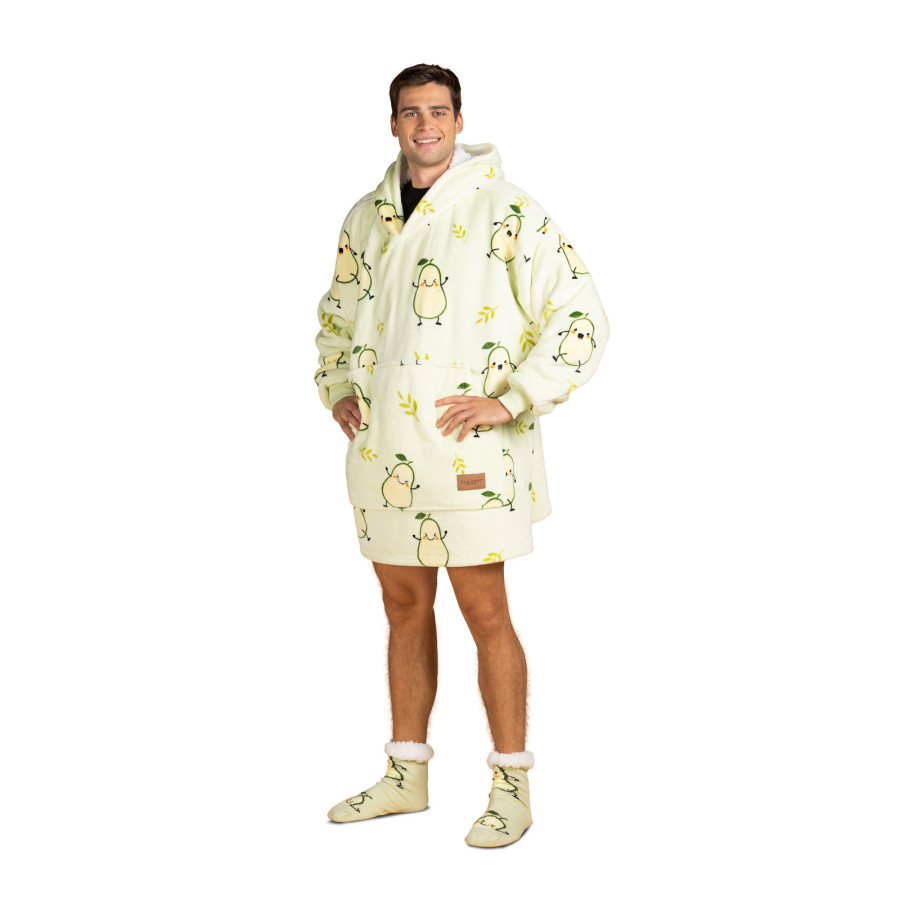 Svilanit hoodie odeja Svilanit AvoCute + darilo: nogavice