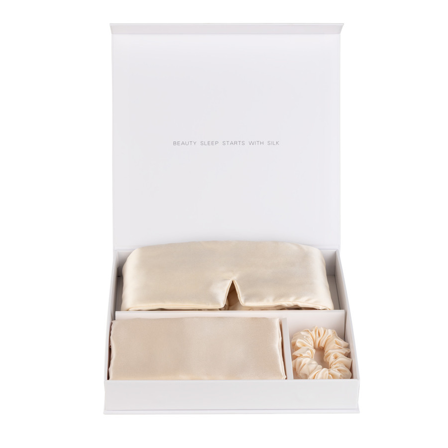 Svilanit prestižni komplet iz murvine svile Beige Frisson