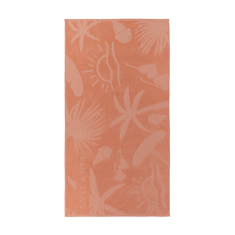 Svilanit premium brisača za plažo Summer Pink, 80 x 160 cm