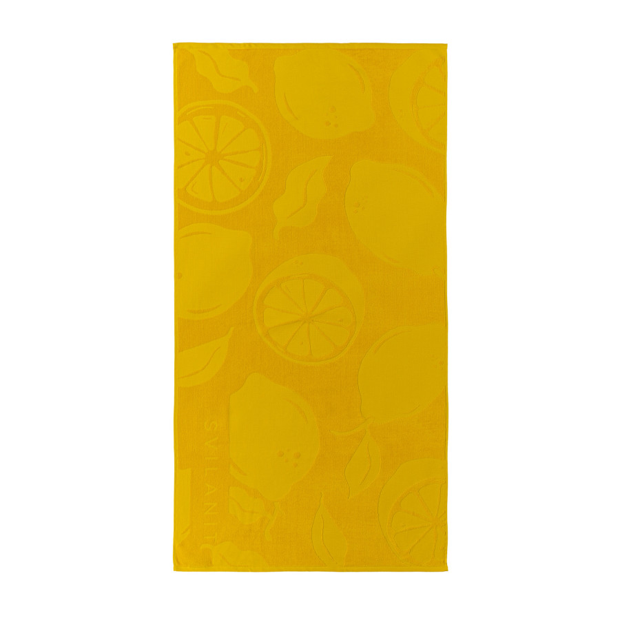 Svilanit premium brisača za plažo Lemons, 80 x 160 cm