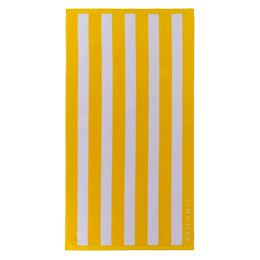Svilanit premium velika brisača za plažo Yellow, 100 x 180 cm