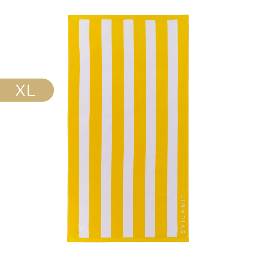 Svilanit premium velika brisača za plažo Yellow, 100 x 180 cm