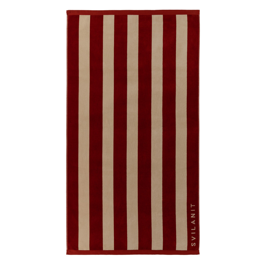 Svilanit premium velika brisača za plažo Burgundy, 100 x 180 cm
