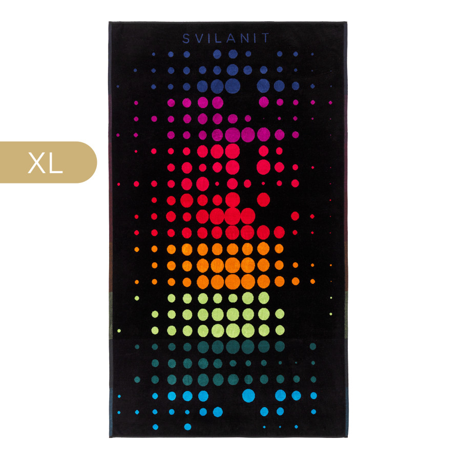 Svilanit premium velika brisača za plažo Rainbow, 100 x 180 cm