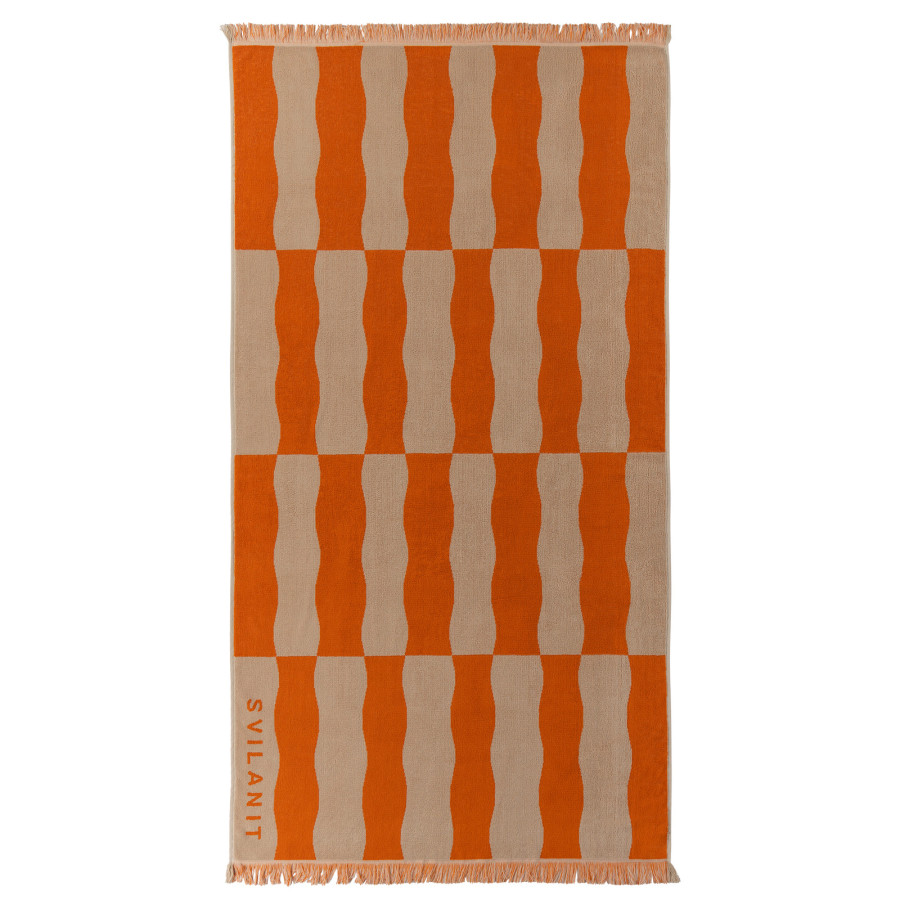 Svilanit premium velika brisača za plažo Retro, 100 x 180 cm