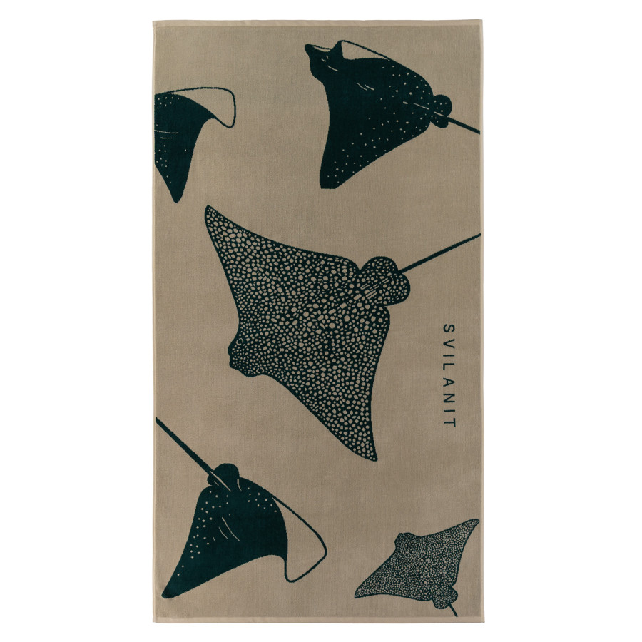 Svilanit premium velika brisača za plažo Mantas, 100 x 180 cm