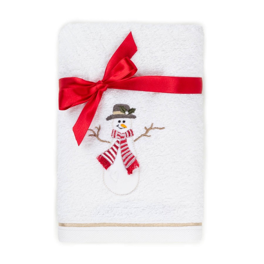 Bombažna brisača z božičnim motivom Svilanit Snowman