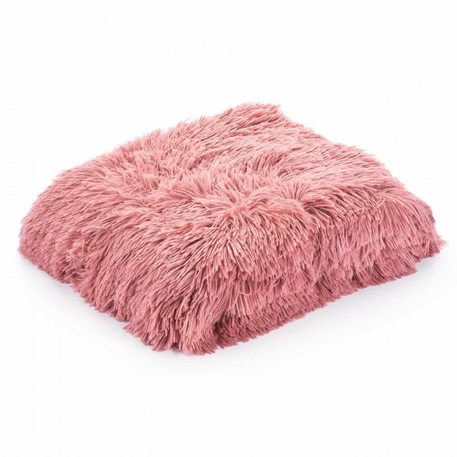 Dekorativna odeja Fluffy - roza
