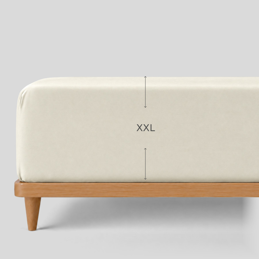 Napenjalna rjuha Svilanit Luxe Sateen XXL - bež