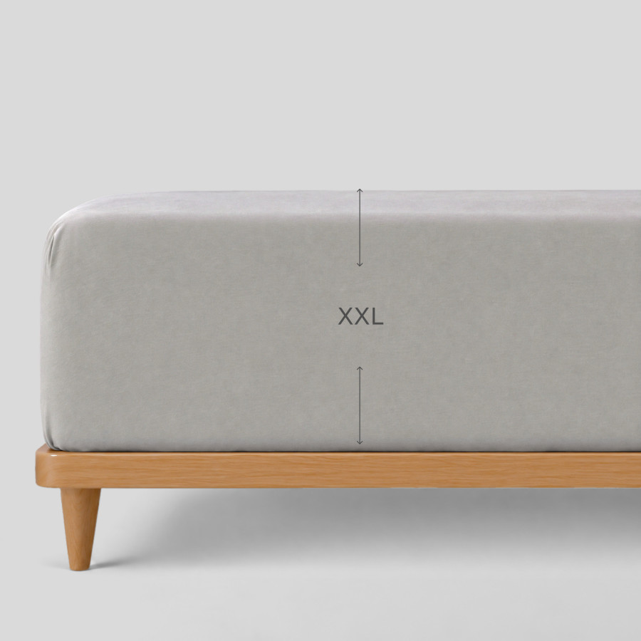 Napenjalna rjuha Svilanit Luxe Sateen XXL - siva