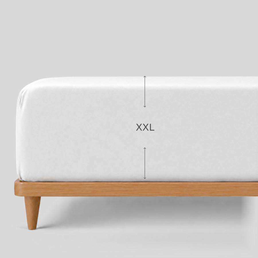 Napenjalna rjuha Svilanit Luxe Sateen XXL - bela
