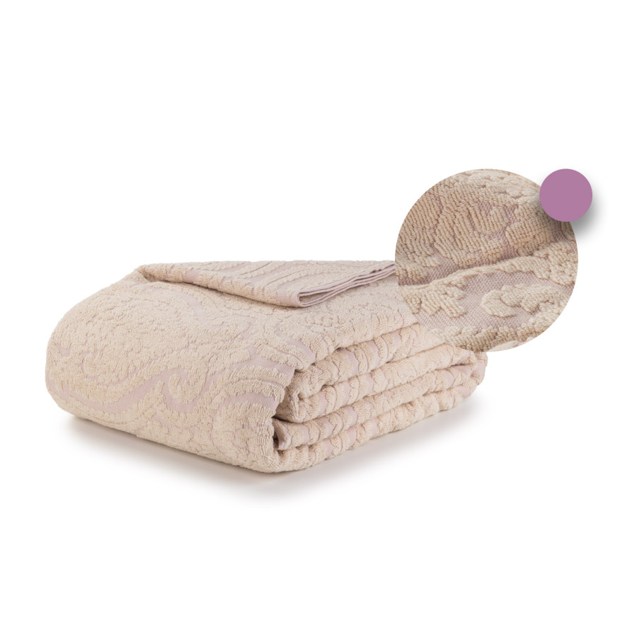 Večnamensko pregrinjalo Svilanit Orion Supreme, peščeno-sv. vijolično