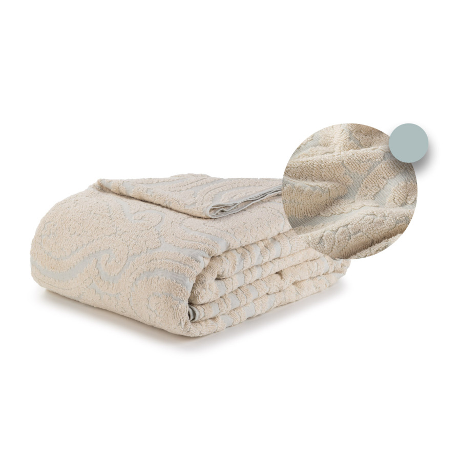 Večnamensko pregrinjalo Svilanit Orion Supreme, peščeno-modro