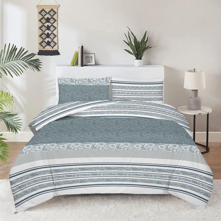 Svilanit bombažno-satenasta posteljnina  Silver Lines 