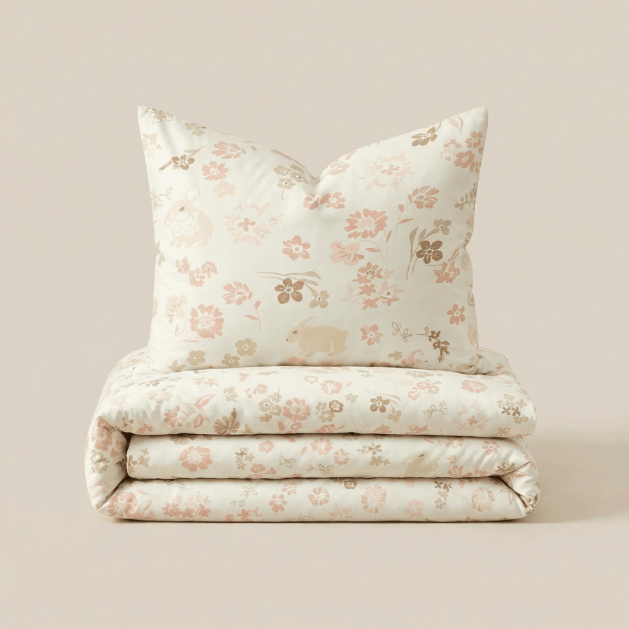 Svilanit bombažna posteljnina za malčke Meadow Tales