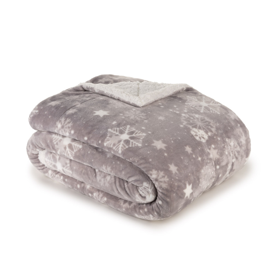 Svilanit dekorativna odeja Beatrice II – snežinka