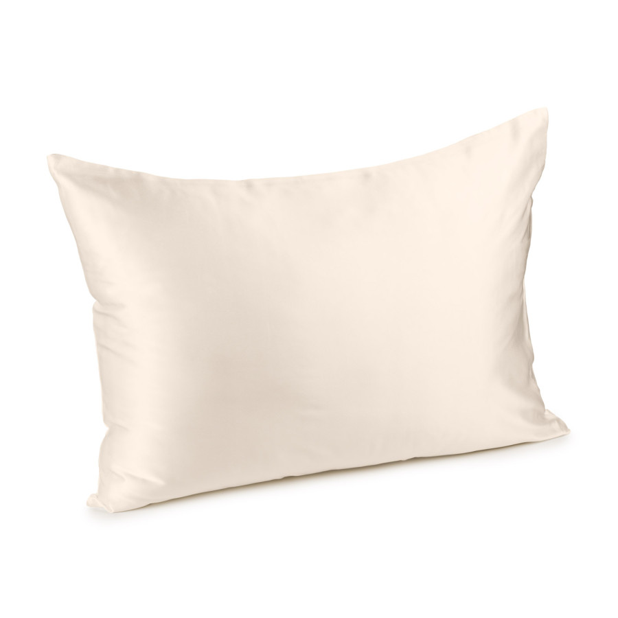 Svilena prevleka za vzglavnik Svilanit Beige Frisson – 50 x 70 cm 