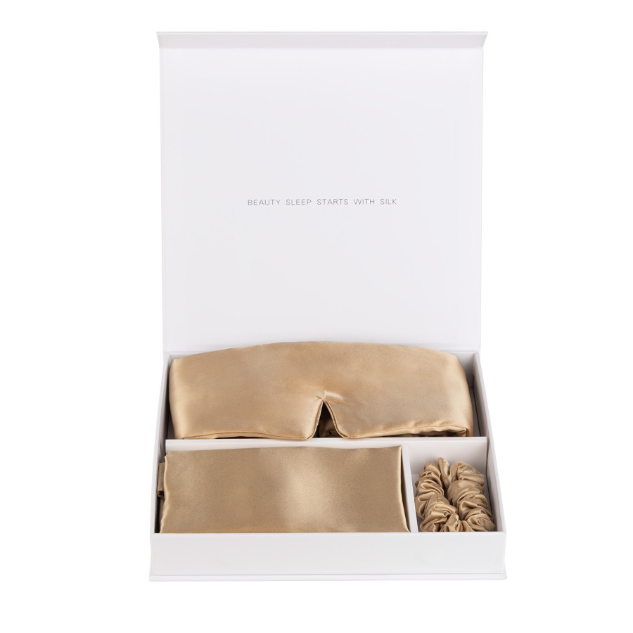 Svilanit prestižni komplet iz murvine svile Caramel Queen